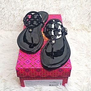 Tory Burch Miller - Patent leather - Perfect Black - Women's size 9.5